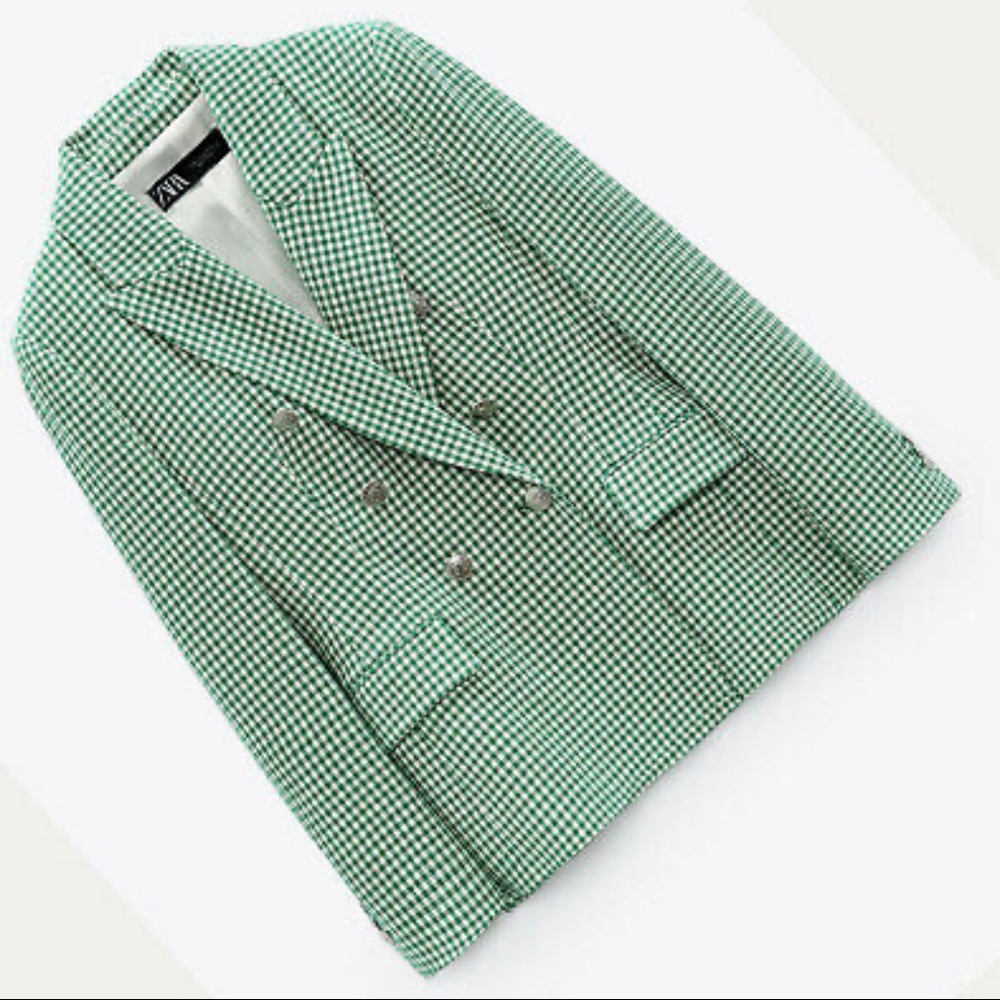 Zara houndstooth jacket size XS